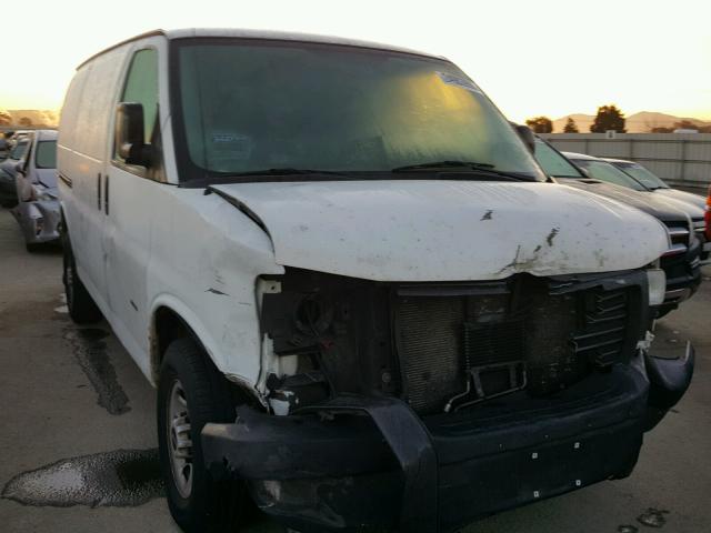 1GTHG356581119648 - 2008 GMC SAVANA G35 WHITE photo 1