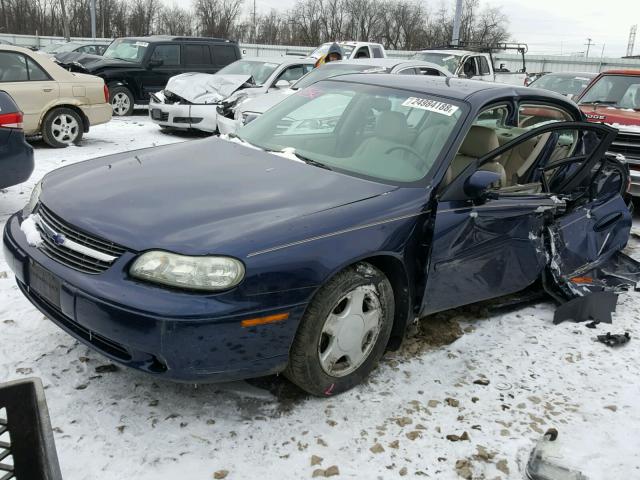 1G1NE52J7Y6132698 - 2000 CHEVROLET MALIBU LS 蓝色 照片 2