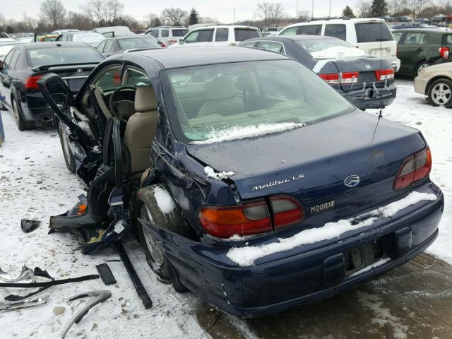 1G1NE52J7Y6132698 - 2000 CHEVROLET MALIBU LS BLUE photo 3