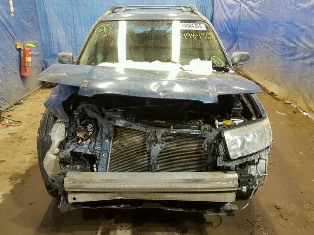 JF1SG63607H724506 - 2007 SUBARU FORESTER 2 BLUE photo 9