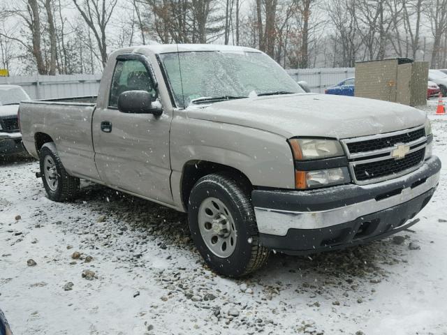 1GCEC14V87E113118 - 2007 CHEVROLET SILVERADO GOLD photo 1