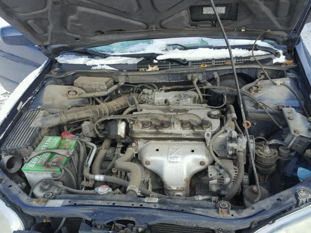 1HGCG56491A113636 - 2001 HONDA ACCORD LX BLUE photo 7