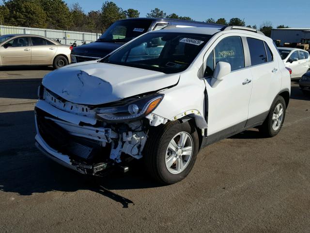 KL7CJLSB6HB220072 - 2017 CHEVROLET TRAX 1LT WHITE photo 2