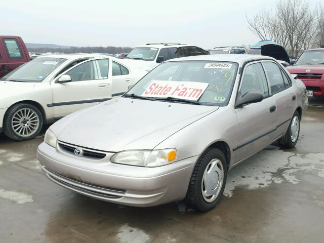 1NXBR12E2YZ370699 - 2000 TOYOTA COROLLA VE SILVER photo 2