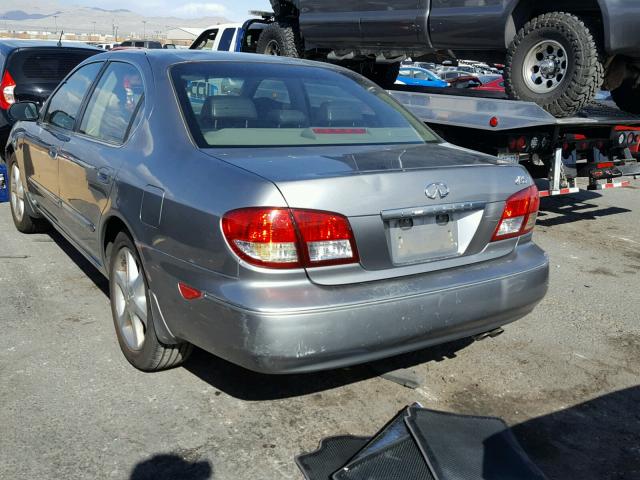 JNKDA31AX3T117707 - 2003 INFINITI I35 GRAY photo 3