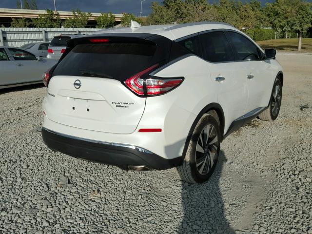 5N1AZ2MG1HN121787 - 2017 NISSAN MURANO S WHITE photo 4