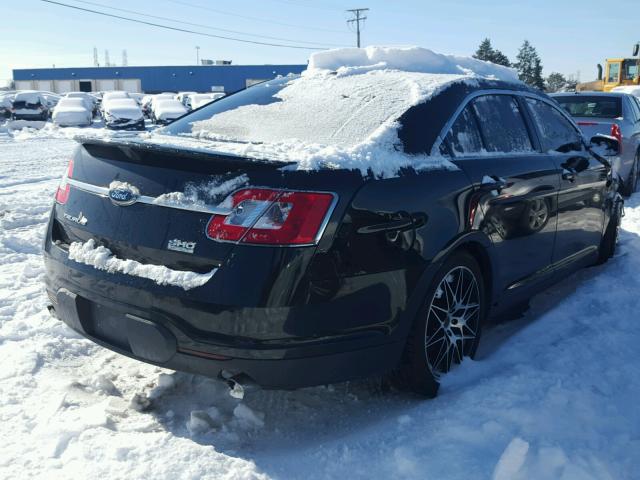 1FAHP2KT3AG145839 - 2010 FORD TAURUS SHO BLACK photo 4