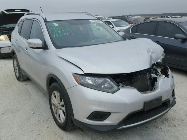 KNMAT2MT7FP539002 - 2015 NISSAN ROGUE S SILVER photo 1