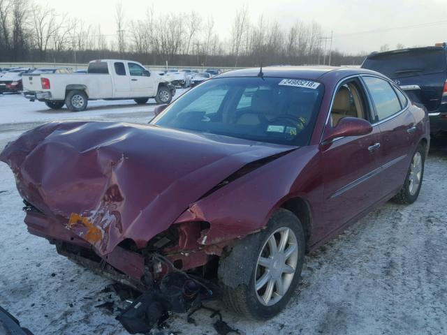 2G4WE537351208981 - 2005 BUICK LACROSSE C RED photo 2