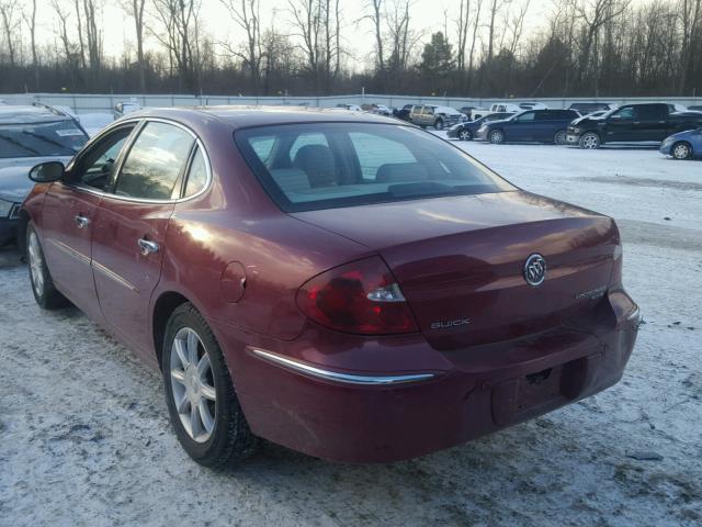 2G4WE537351208981 - 2005 BUICK LACROSSE C RED photo 3