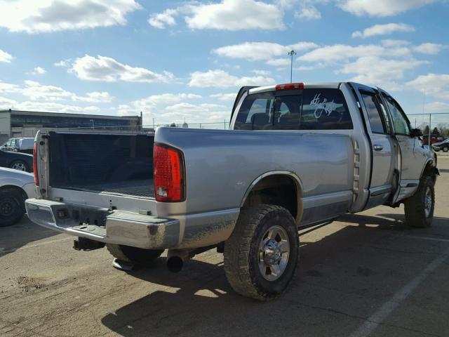 3D7KS28C06G111025 - 2006 DODGE RAM 2500 S SILVER photo 4