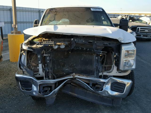 1FT7W2B63DEB63454 - 2013 FORD F250 SUPER WHITE photo 9