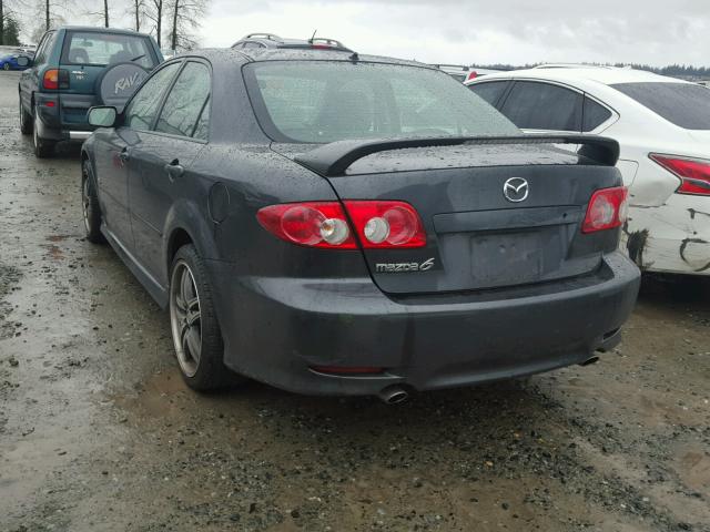 1YVHP80D845N97708 - 2004 MAZDA 6 S GRAY photo 3