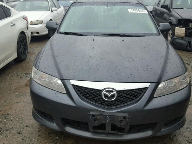 1YVHP80D845N97708 - 2004 MAZDA 6 S GRAY photo 9