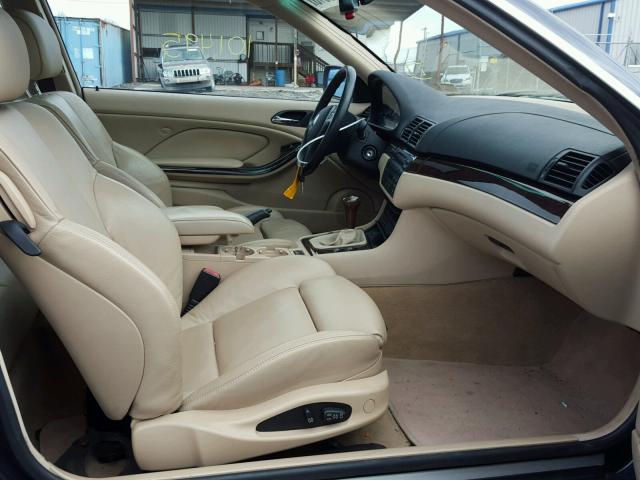 WBABD33485JY98844 - 2005 BMW 325 CI BLUE photo 5