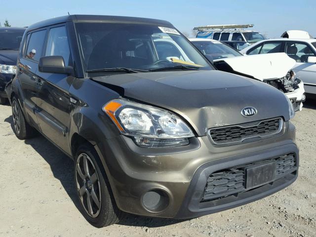 KNDJT2A5XD7553124 - 2013 KIA SOUL GREEN photo 1