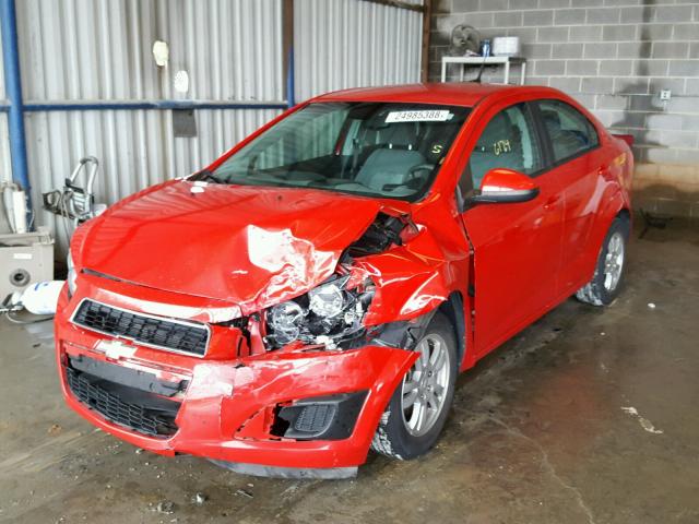 1G1JA5SH6C4230522 - 2012 CHEVROLET SONIC LS 红色 照片 2
