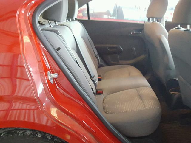 1G1JA5SH6C4230522 - 2012 CHEVROLET SONIC LS 红色 照片 6