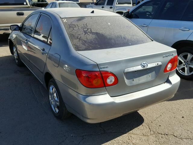 1NXBR32E44Z285482 - 2004 TOYOTA COROLLA CE GRAY photo 3