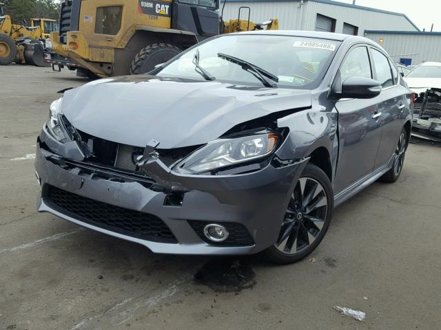 3N1AB7AP8HY332565 - 2017 NISSAN SENTRA S GRAY photo 2