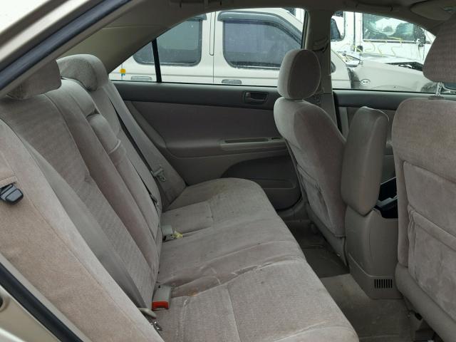 JTDBE32K340270954 - 2004 TOYOTA CAMRY LE BEIGE photo 6