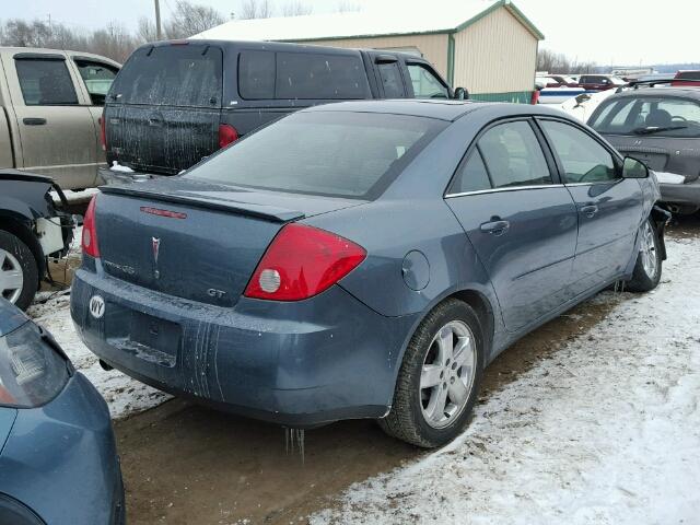 1G2ZH558864196545 - 2006 PONTIAC G6 GT BLUE photo 4