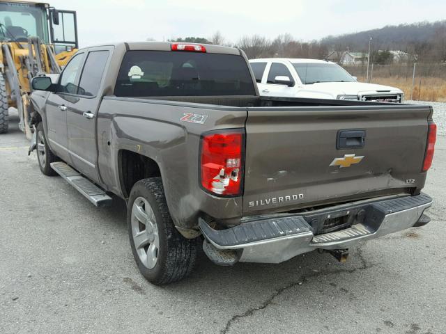 3GCUKSEC4EG322136 - 2014 CHEVROLET SILVERADO BROWN photo 1