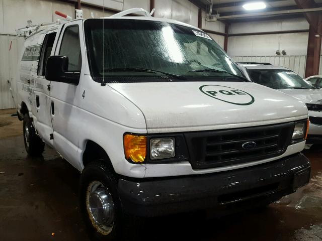 1FTSE34L64HB30792 - 2004 FORD ECONOLINE WHITE photo 1