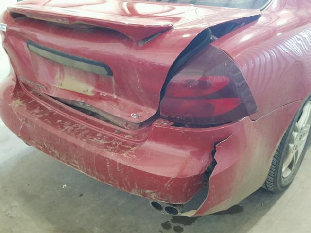 2G2WR554871188195 - 2007 PONTIAC GRAND PRIX Qırmızı foto 9