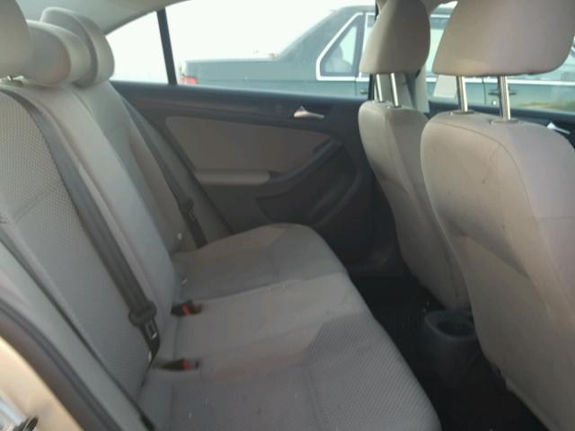 3VW2K7AJ1DM218015 - 2013 VOLKSWAGEN JETTA BASE 银色 照片 6