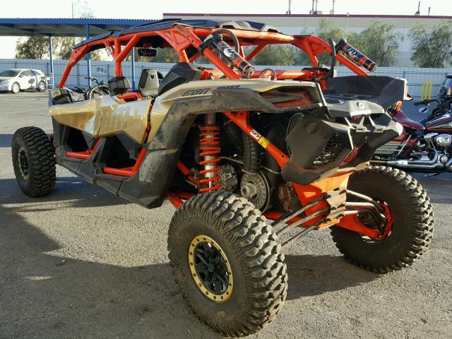 3JBVNAW26HK000016 - 2017 CAN-AM MAVERICK X ORANGE photo 3