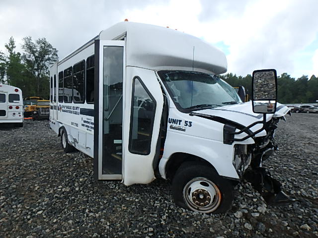 1FDFE45S69DA92732 - 2009 FORD ECONOLINE WHITE photo 1