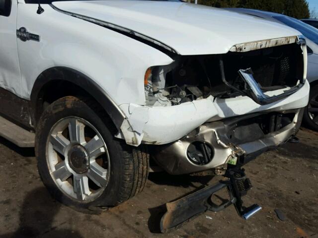 1FTPW14V96KC68194 - 2006 FORD F150 SUPER WHITE photo 9