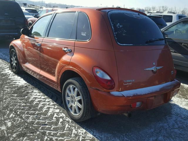 3A4FY58B47T589079 - 2007 CHRYSLER PT CRUISER ORANGE photo 3