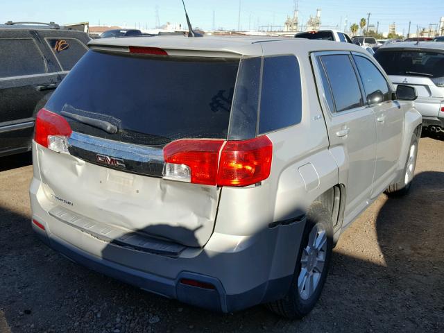 2CTALMEC5B6401810 - 2011 GMC TERRAIN SL GOLD photo 4