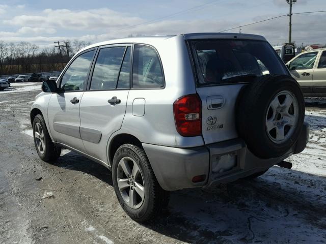 JTEHD20V250046527 - 2005 TOYOTA RAV4 SILVER photo 3