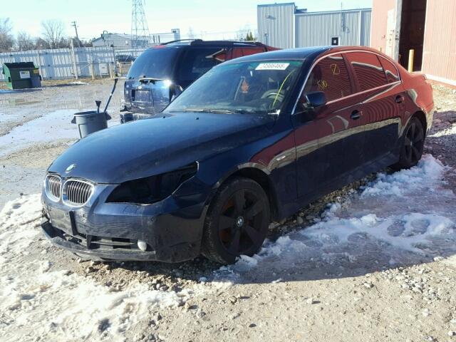 WBANF73507CU23154 - 2007 BMW 530 XI Bleu photo 2