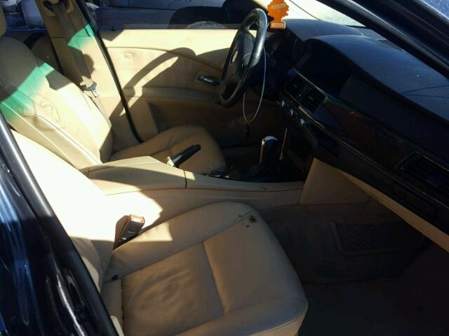 WBANF73507CU23154 - 2007 BMW 530 XI Bleu photo 5