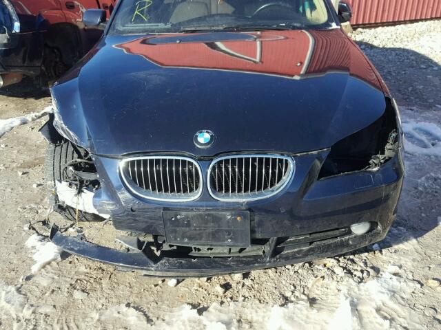 WBANF73507CU23154 - 2007 BMW 530 XI Bleu photo 9