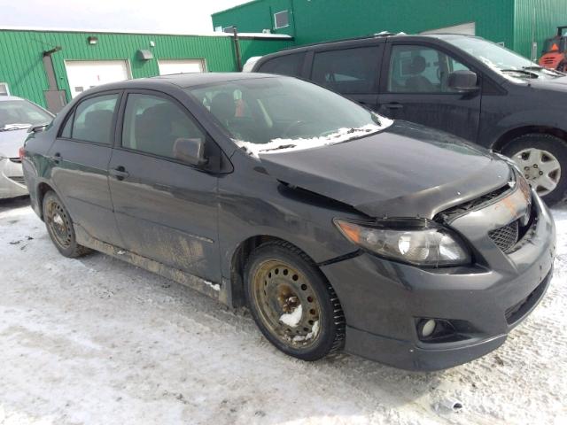 2T1BE40E29C016815 - 2009 TOYOTA COROLLA XR CHARCOAL photo 1