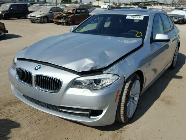 WBAFR7C54CC815205 - 2012 BMW 535 I SILVER photo 2