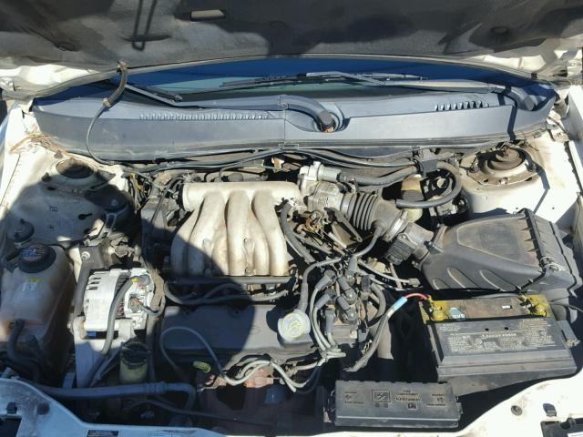 1FAFP53U4YA152442 - 2000 FORD TAURUS SE WHITE photo 7