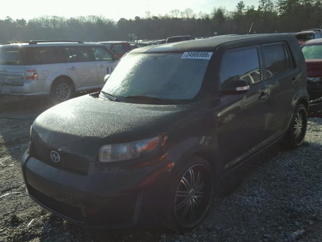 JTLKE50E781005161 - 2008 SCION XB BLACK photo 2