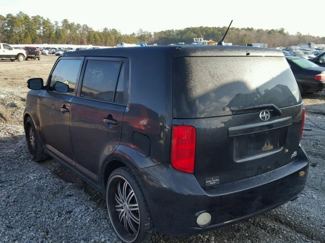 JTLKE50E781005161 - 2008 SCION XB BLACK photo 3