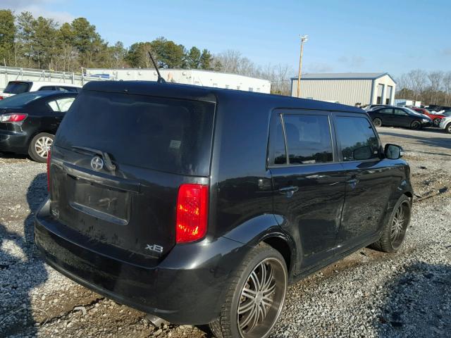 JTLKE50E781005161 - 2008 SCION XB BLACK photo 4