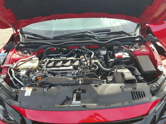 SHHFK7H4XHU404875 - 2017 HONDA CIVIC SPOR RED photo 7