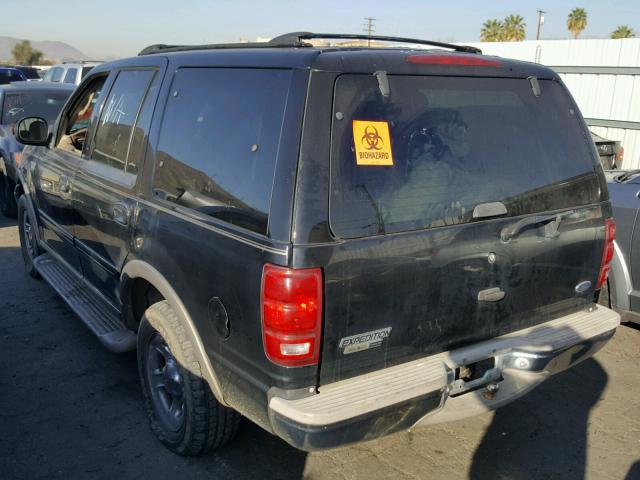 1FMRU17W31LB50188 - 2001 FORD EXPEDITION BLACK photo 3