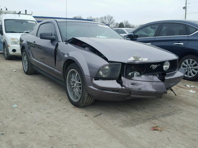 1ZVFT80NX65109635 - 2006 FORD MUSTANG GRAY photo 1