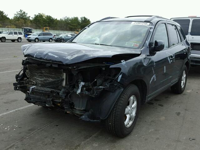 5NMSG13D07H112025 - 2007 HYUNDAI SANTA FE G BLACK photo 2