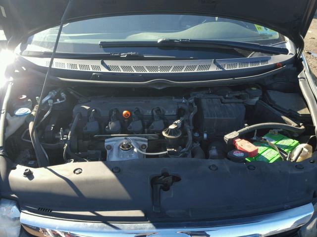 1HGFA16847L110568 - 2007 HONDA CIVIC EX შავი ფოტო 7